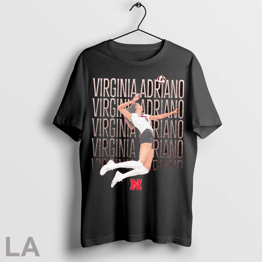 Original Virginia Adriano Jump Illustrated Nebraska Volleyball