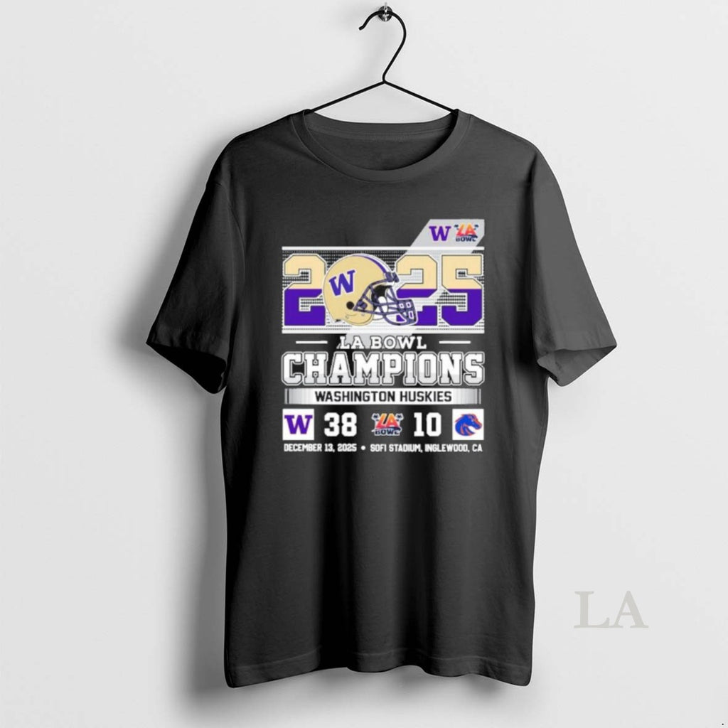 Original Washington Huskies 2025 La Bowl Champions 38 10 Boise State Score