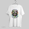 Original Who Needs Luck With All This Charm Raccoon St Patricks Day Animal Limited Edition