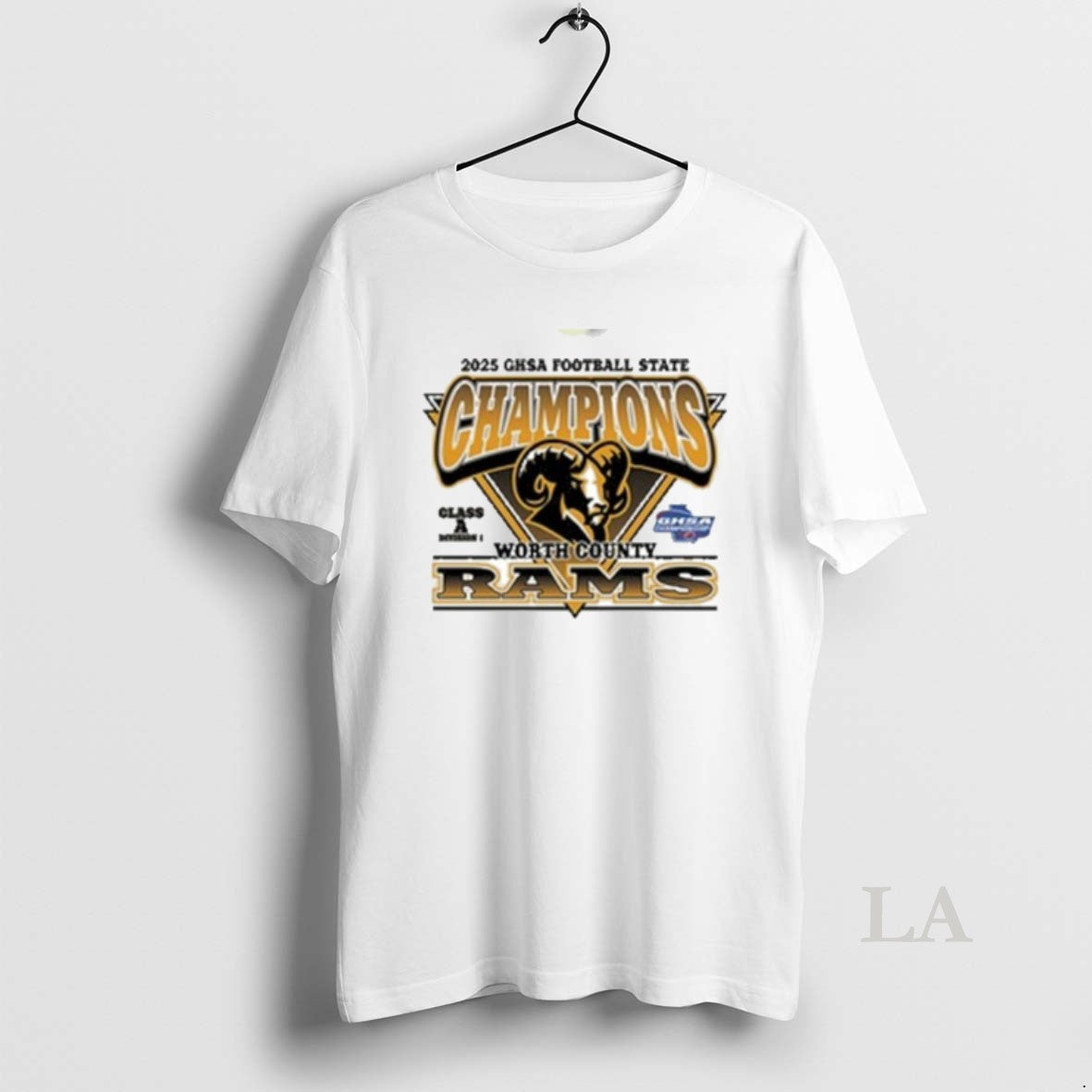 Original Worth County Rams 2025 Ghsa Football State Champion