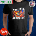 Original Wtf is a kilometer eagle USA shirt