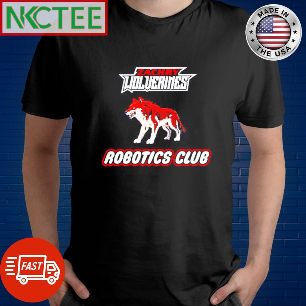 Original Zachry MS Robotics Club wolf shirt