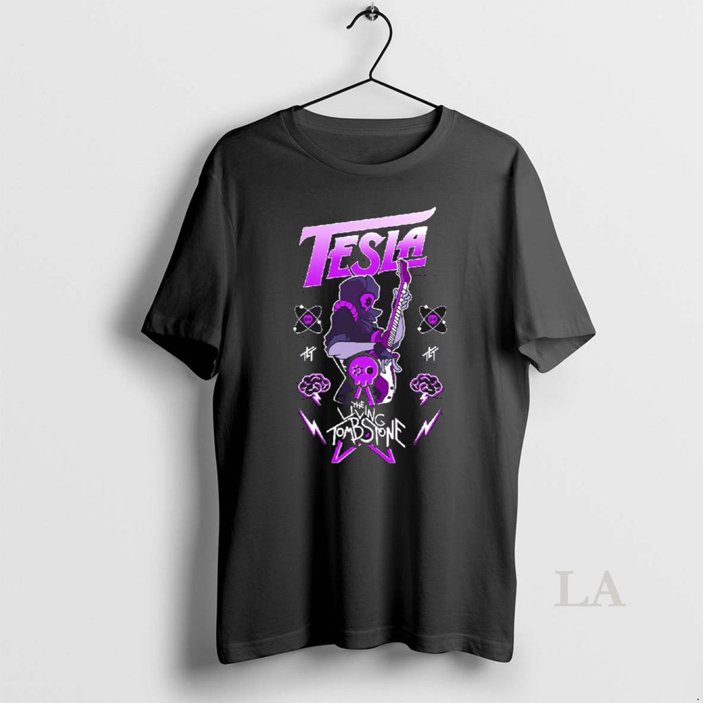 Original The Living Tombstone Tesla New Logo
