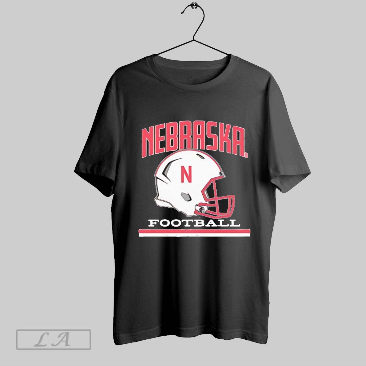 Original X9lj52xm Nebraska Football Vintage Helmet Shirt