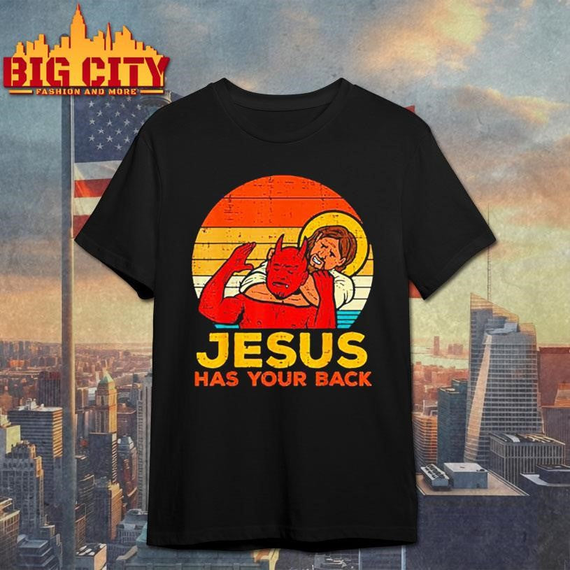Otis wrestler jesus has your back jiu jitsu retro christian Shirt