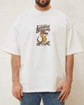 Flat Out Like a Lizard Drinking Oversized Tee