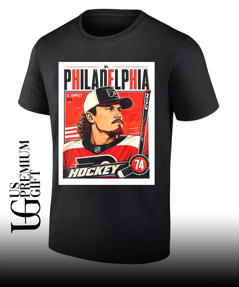 Owen Tippett 74 Philadelphia Flyers Hockey shirt