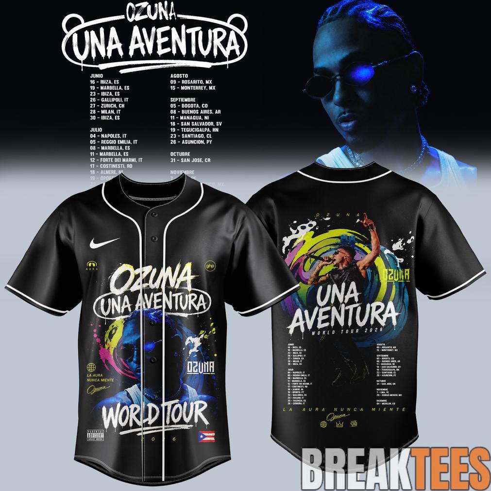 Ozuna Una Aventura World Tour Limited Edition Baseball Jersey