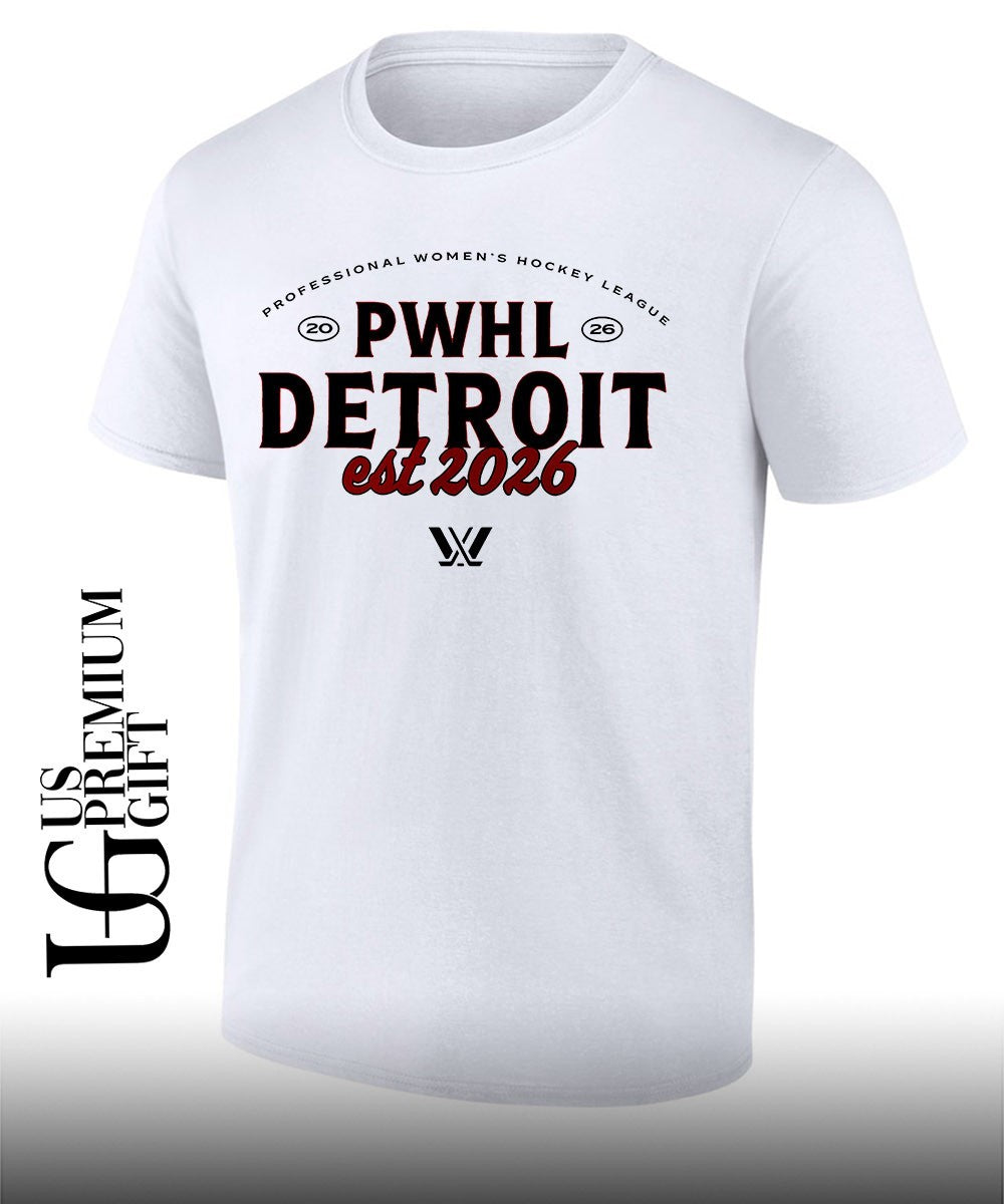 PWHL Detroit Est 2026 Professional Women’s Hockey League shirt