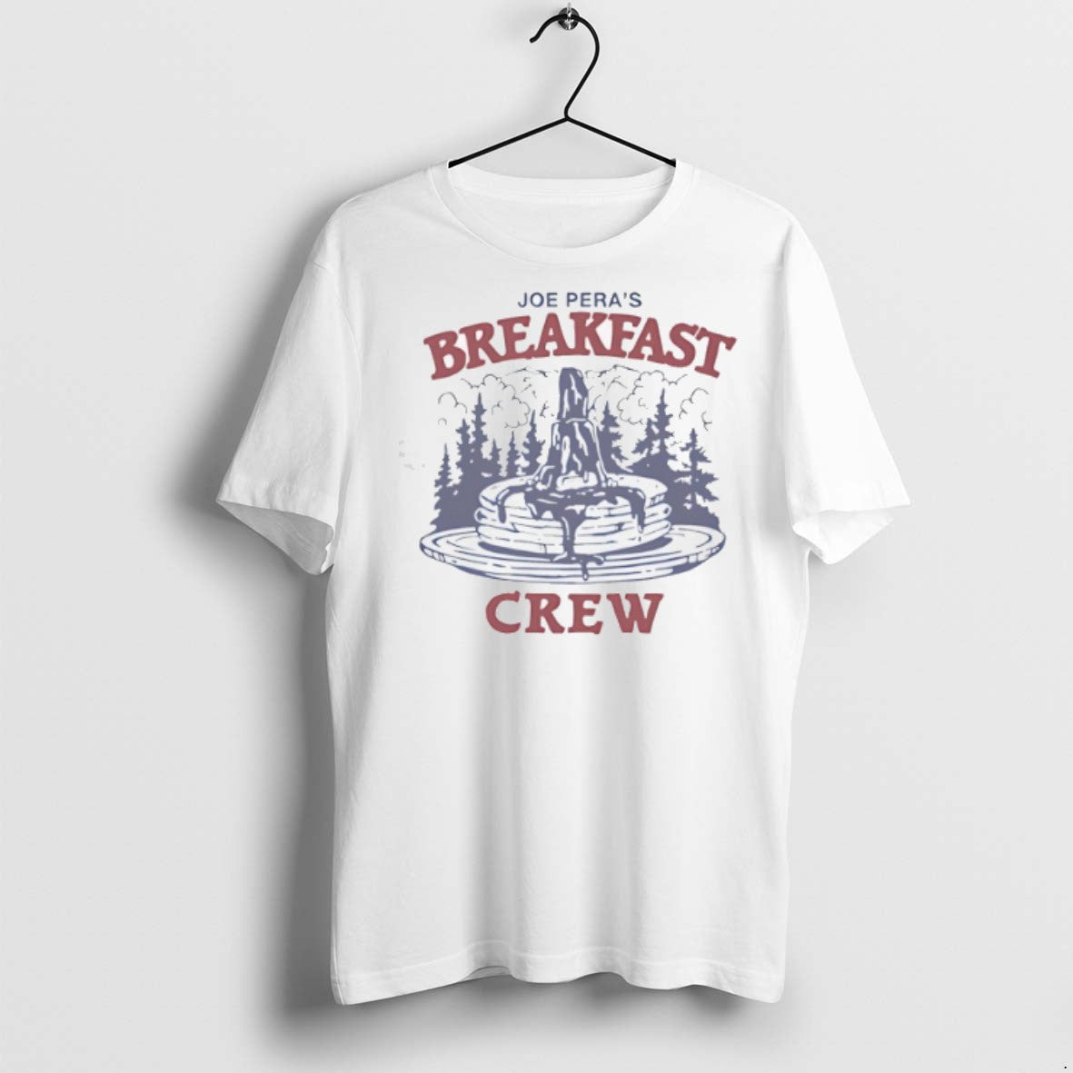 Pancake Joe Peras Breakfast Crew T Shirts
