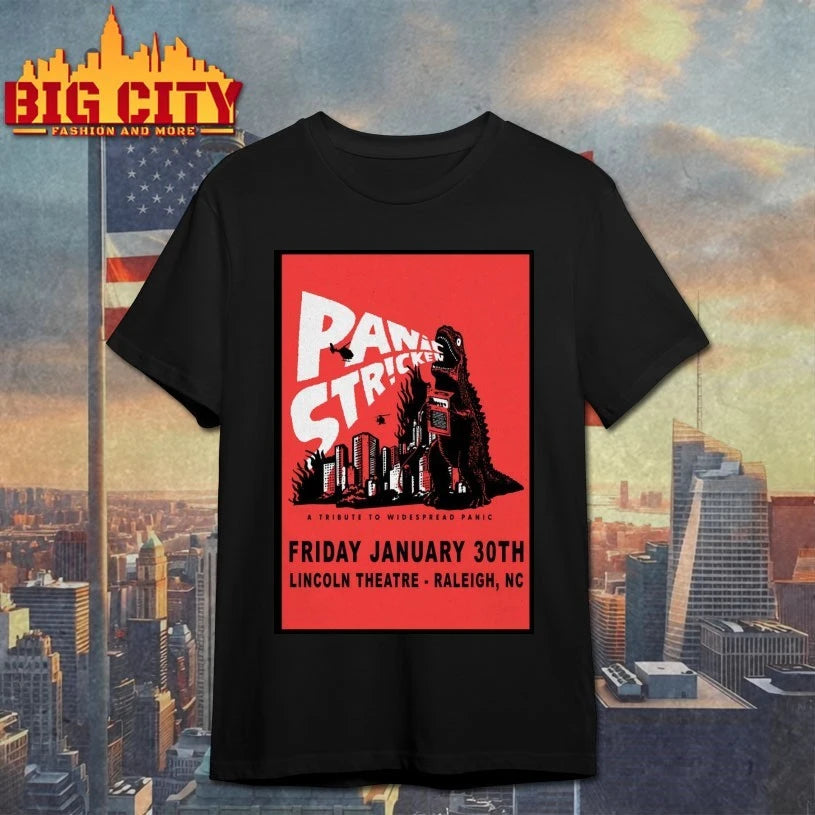 Panic Stricken 1.30.2026 Raleigh NC Poster shirt