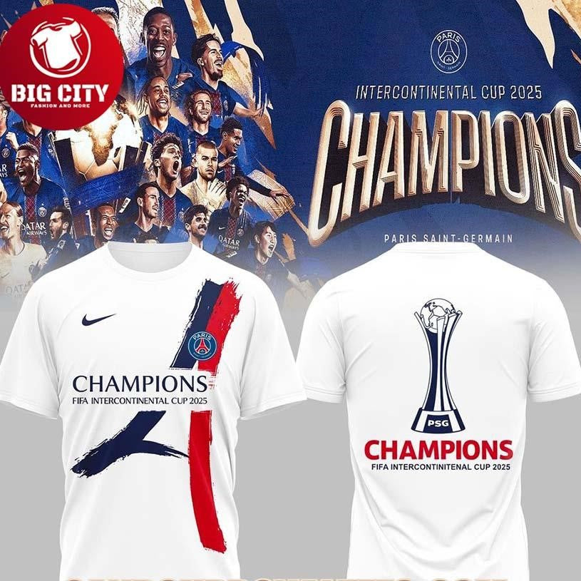 Paris Saint-Germain Intercontinental Cup 2025 Champions Two Sided Shirt