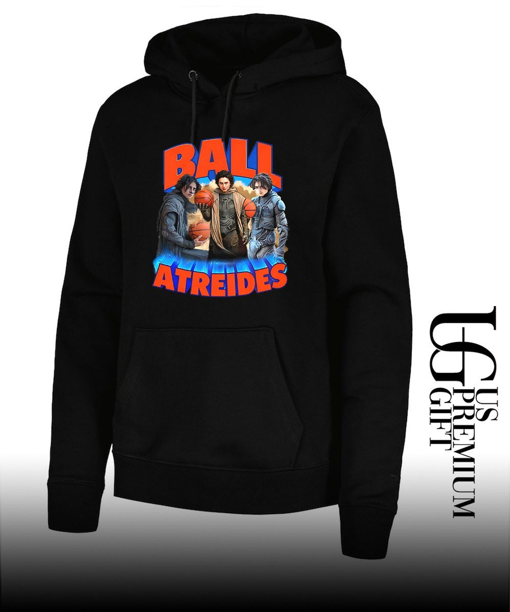 Paul Atreides Ball Atreides holding basketballs basketball 2026 Dune movie graphic shirt