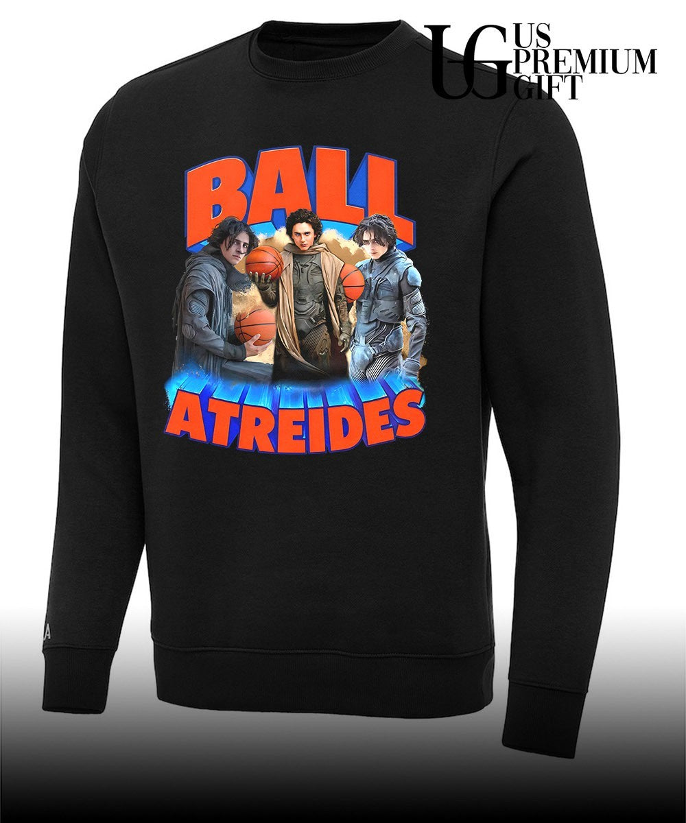 Paul Atreides Ball Atreides holding basketballs basketball 2026 Dune movie graphic shirt