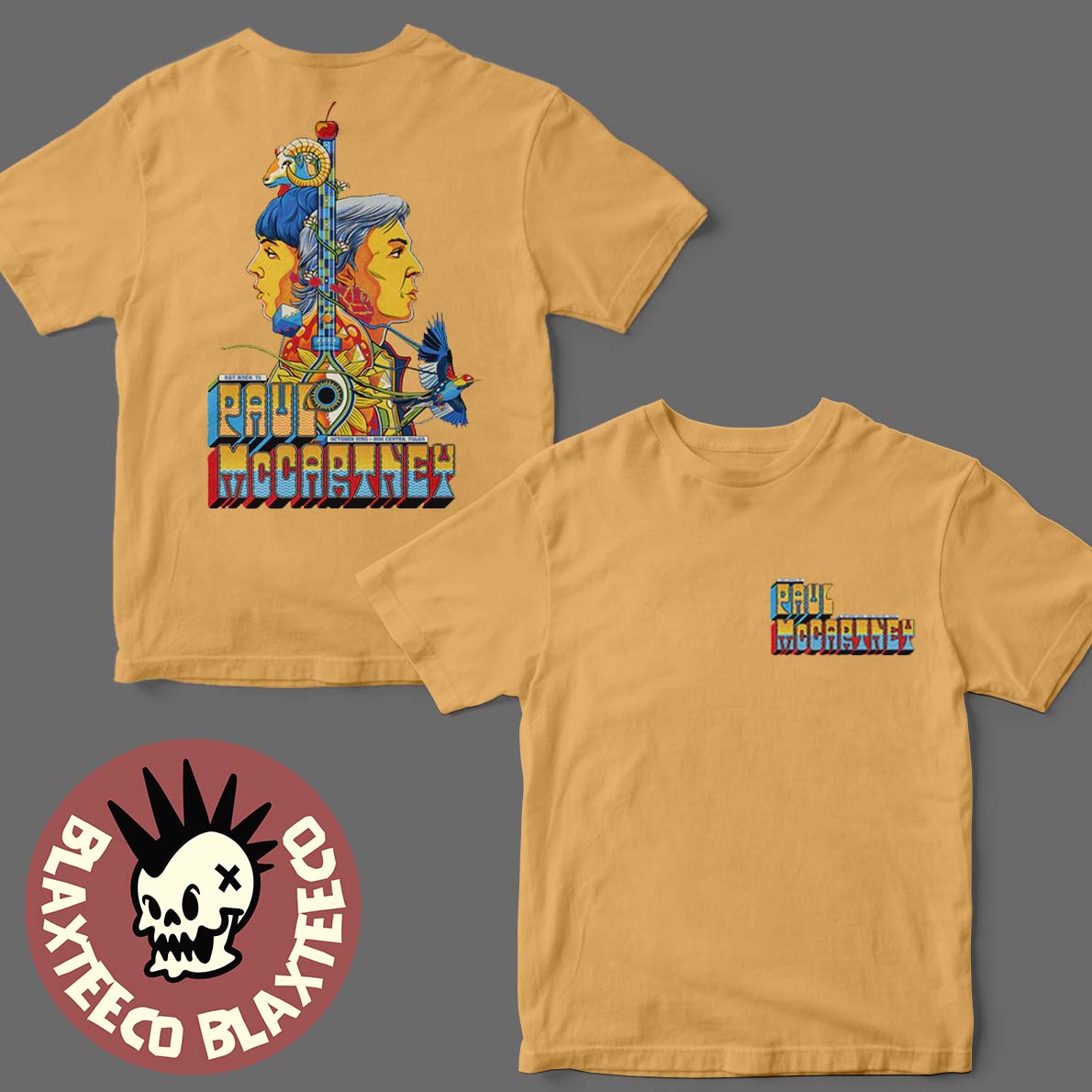Paul McCartney Bok Center Tulsa 2025 Event Tee On October 22 2025 Got Back Tour 2025 Two Sided T-Shirt