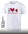 Peace Love Chicago Bulls NBA shirt