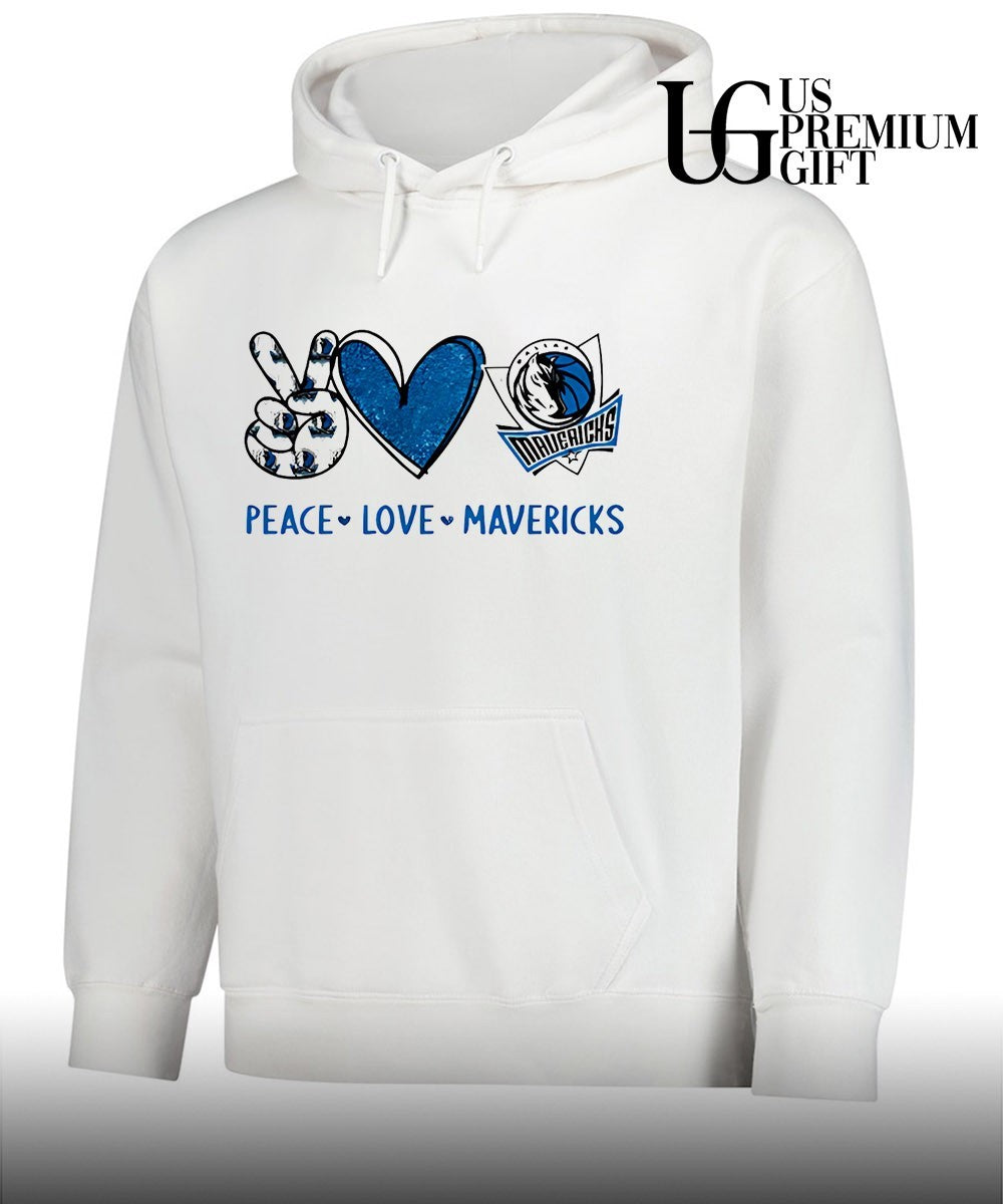 Peace Love Dallas Mavericks NBA shirt