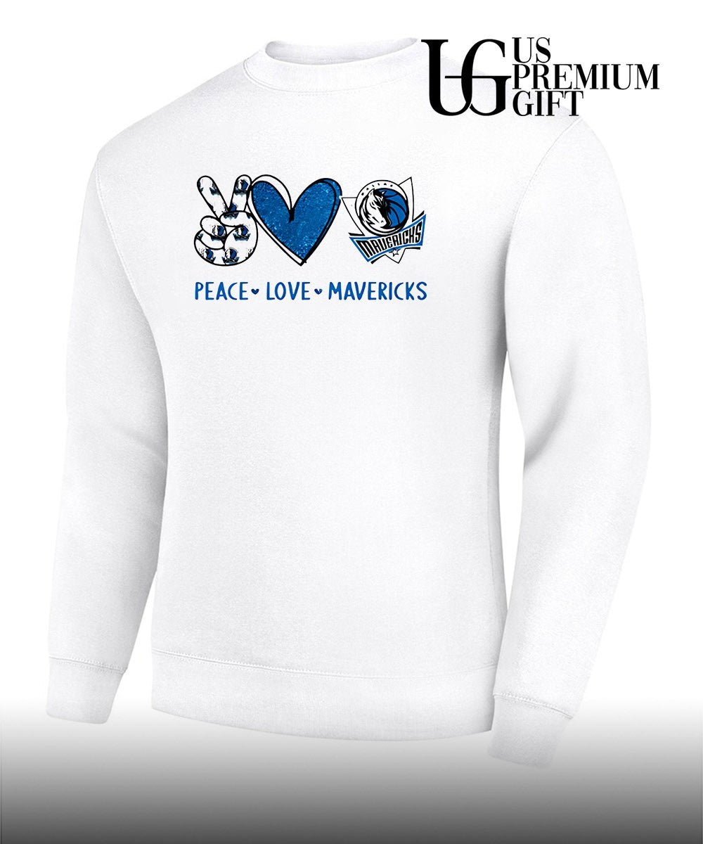 Peace Love Dallas Mavericks NBA shirt