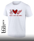 Peace Love Detroit Red Wings NHL shirt