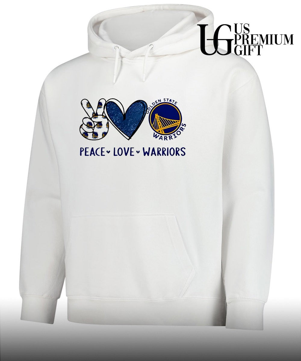 Peace Love Golden State Warriors NBA shirt