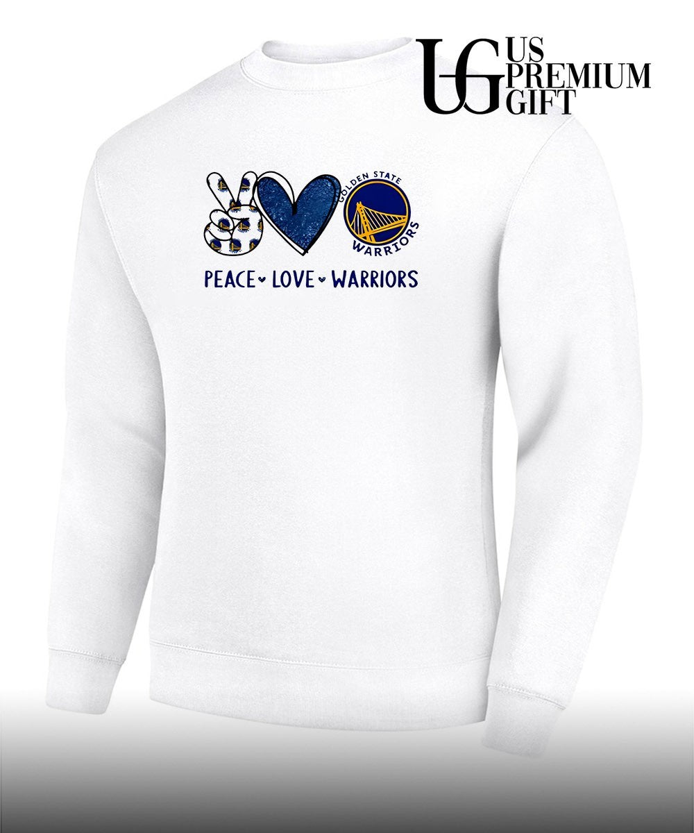 Peace Love Golden State Warriors NBA shirt
