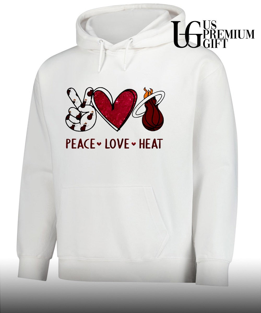 Peace Love Miami Heat NBA shirt