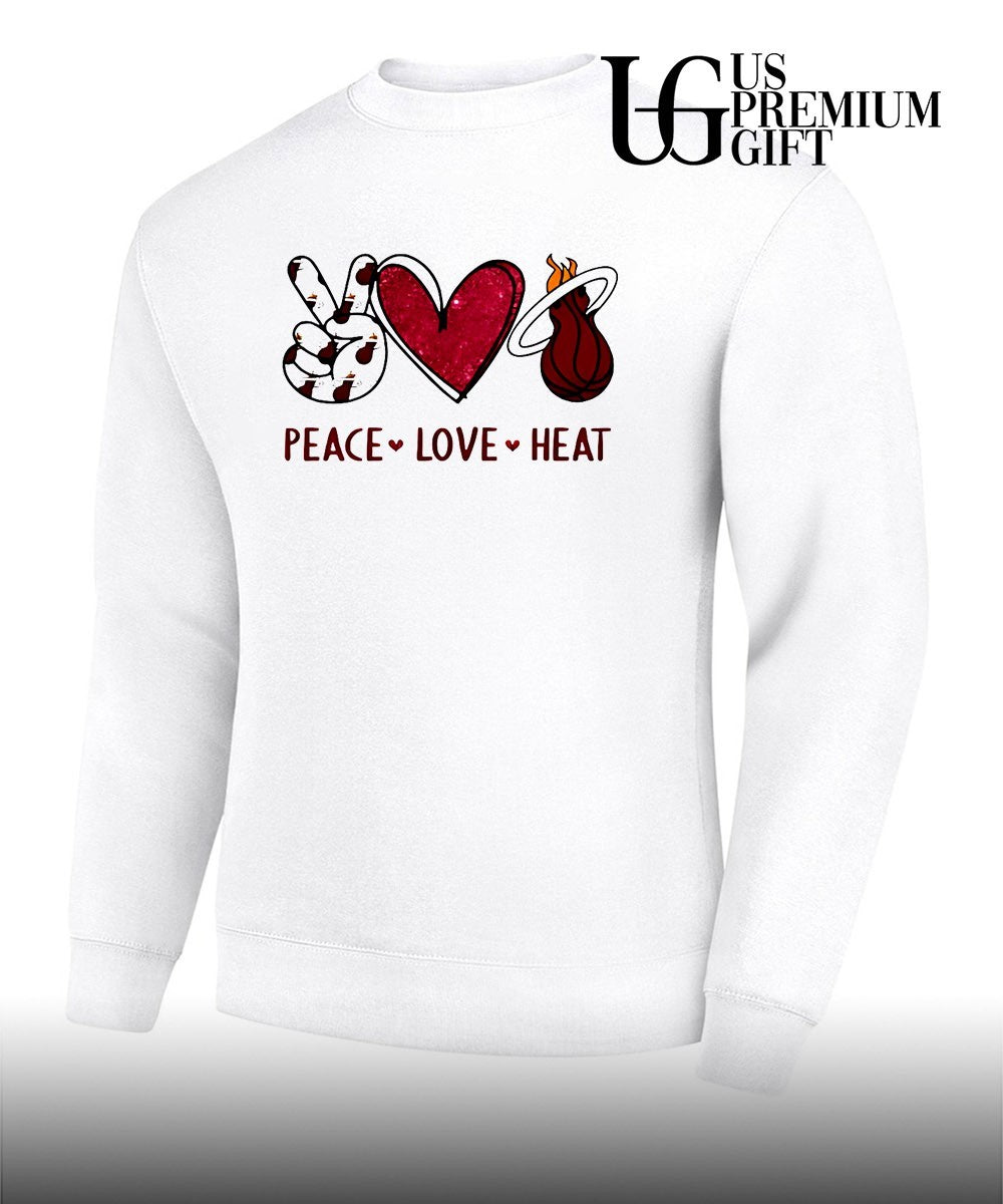 Peace Love Miami Heat NBA shirt