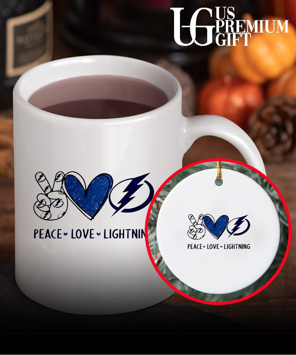Peace Love Tampa Bay Lightning NHL shirt