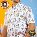 Peanuts RSVLTS Snoopy The Flying Ace Button Short Sleeve Hawaiian Shirt