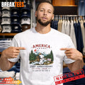 Peanuts Snoopy America 250th Anniversary 1776 2026 Land Of The Free T-Shirt