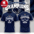 Penn State Nittany Lions Football 2025 Pinstripe Bowl Champions Two Sided Shirt