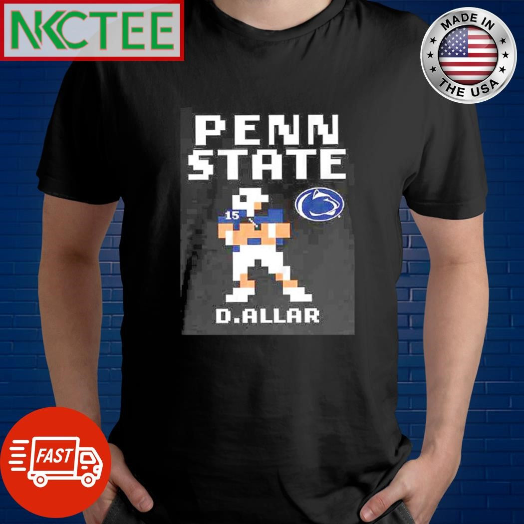 Penn State Nittany Lions Football Drew Allar Retro Baller pixel shirt
