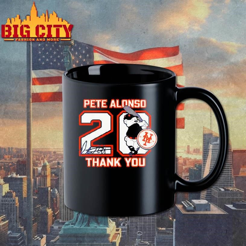 Pete Alonso 20 Baltimore Orioles Baseball Thank You Signature Shirt