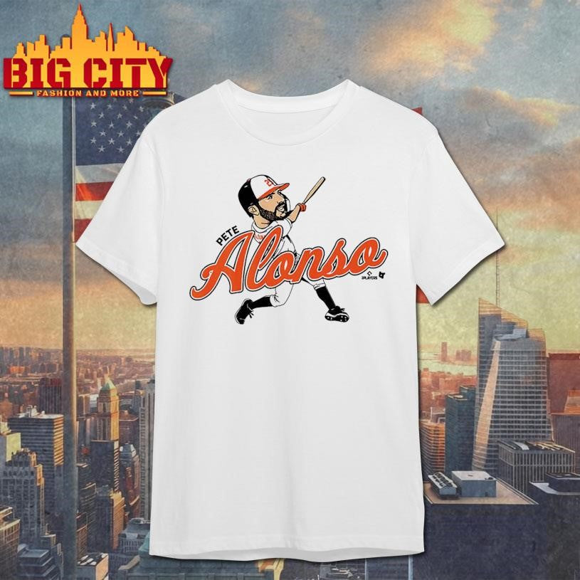 Pete Alonso Baltimore Caricature Shirt