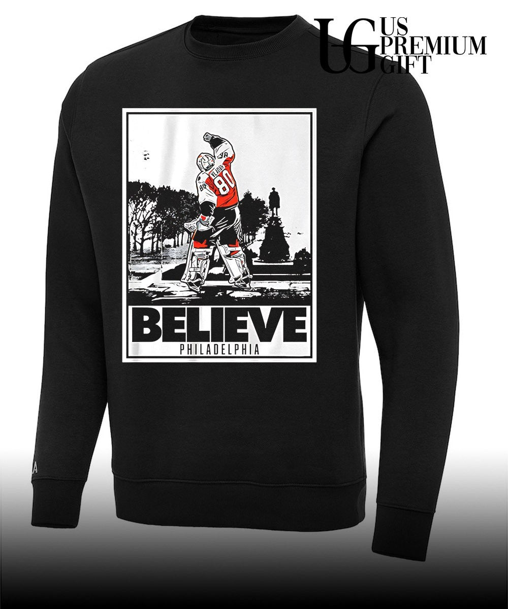 Philadelphia Flyers Dan Vladar believe poster T-shirt