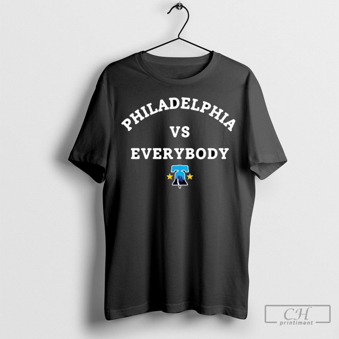 Philadelphia Vs Everybody Baseball Liberty Bell Logo Fan Shirt