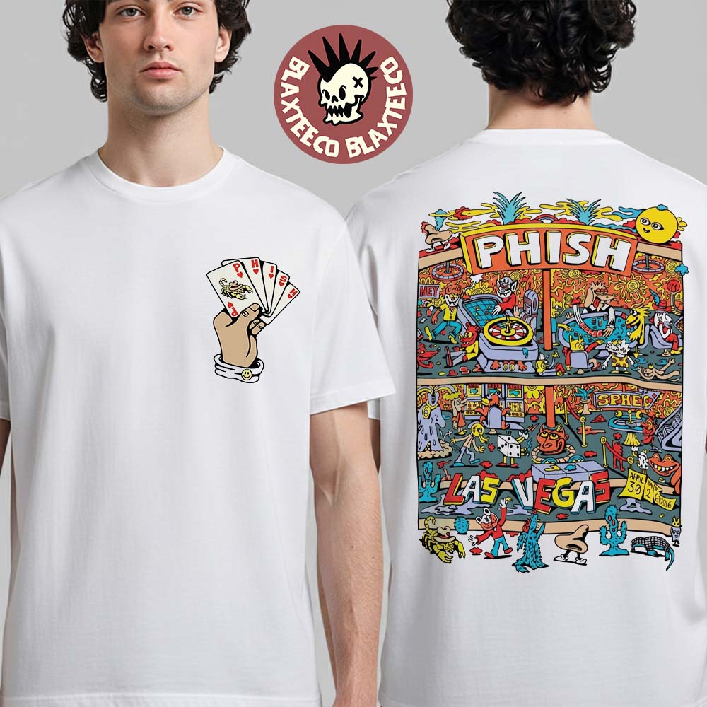 Phish Live At Sphere Las Vegas 2026 Final Weekend Special Killer Acid Event Tee On April 30 May 1 And 2 2026 Playing Cards T-Shirt