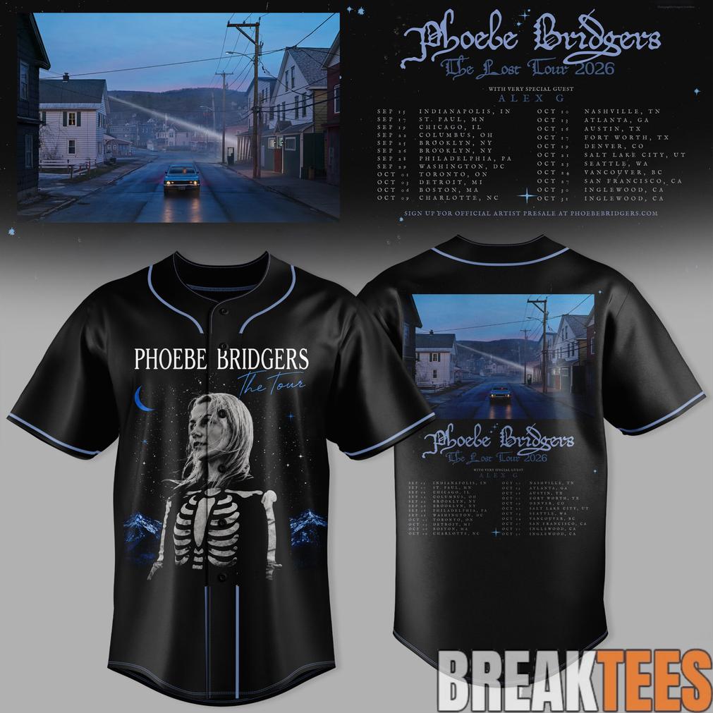Phoebe Bridgers x The Lost Tour 2026 Baseball Jersey