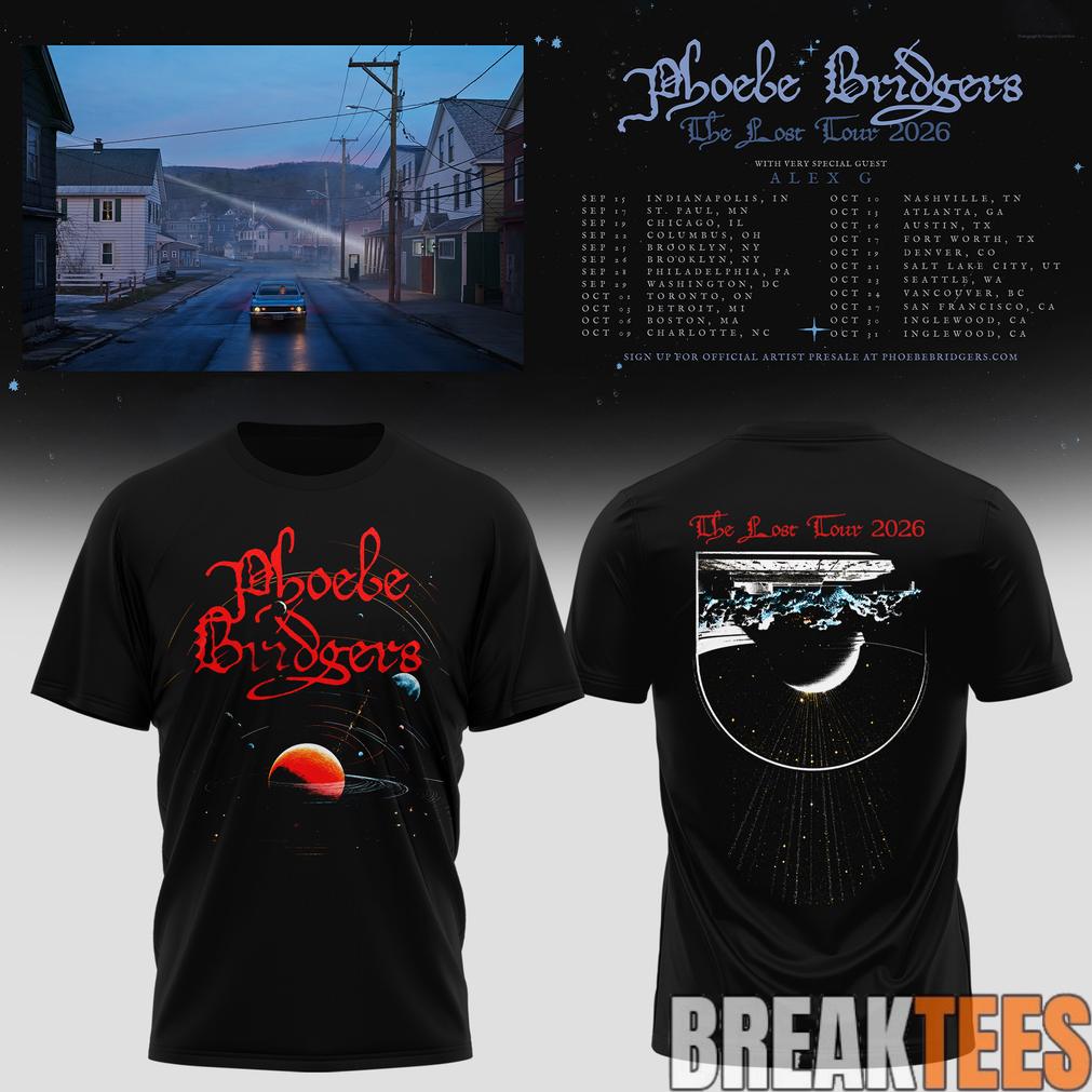 Phoebe Bridgers x The Lost Tour 2026 Shirt