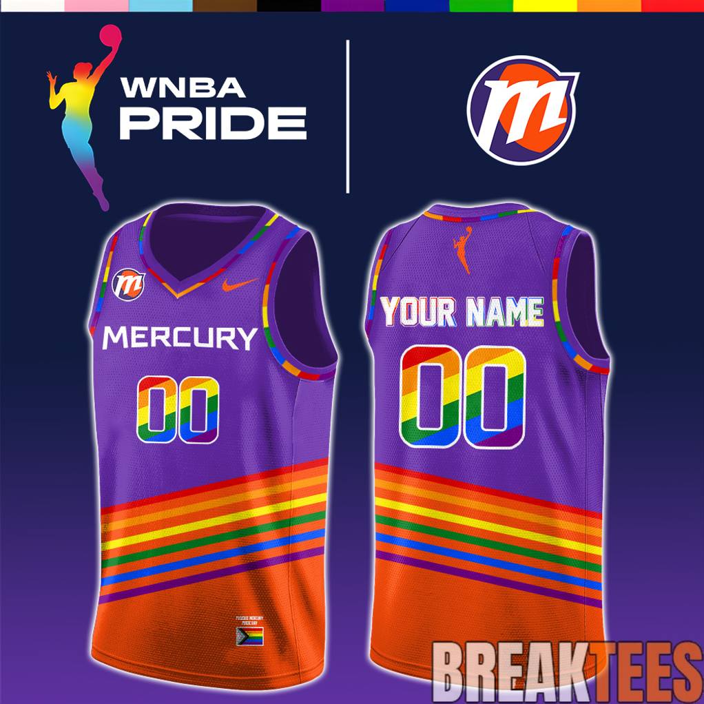 Phoenix Mercury 2026 WNBA x Pride Day Limited Edition Jersey