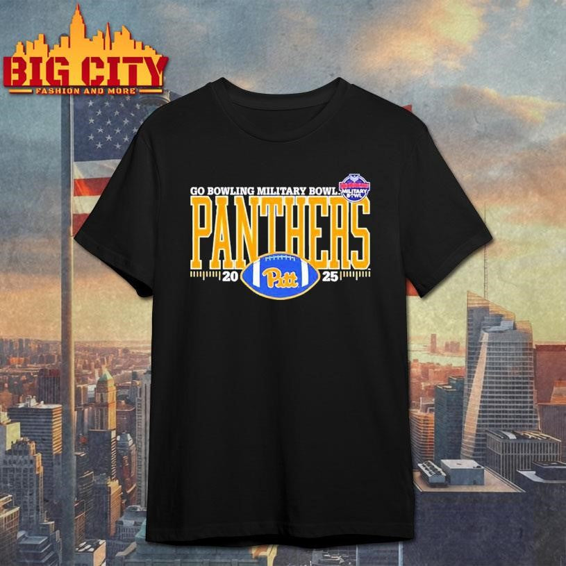 Pitt Panthers 2025 Go Bowling Military Bowl Football Shirt