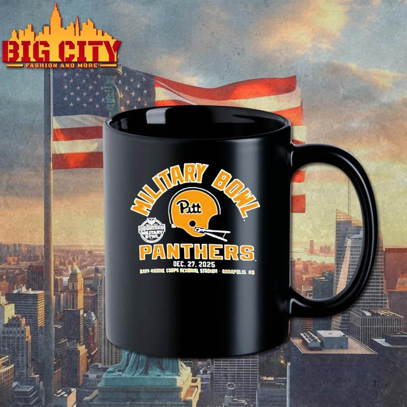 Pittsburgh Panthers 2025 Military Bowl Helmet Shirt