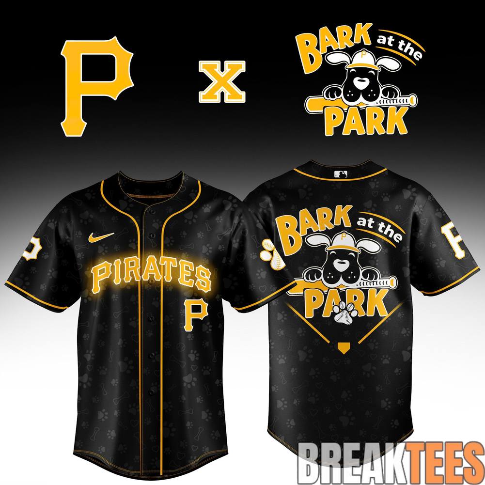 Pittsburgh Pirates Bark at the park 2026 Baseball Jersey