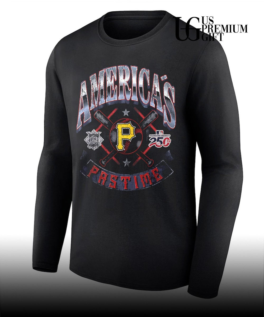 Pittsburgh Pirates baseball Americana 250th Pastime celebrating logo shirt