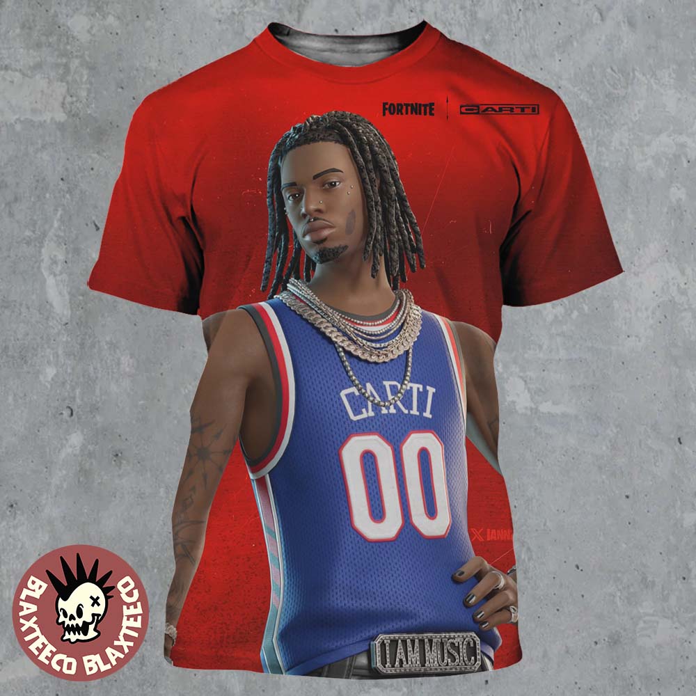 Playboi Carti X Fortnite I Am Music Default Skin All Over Print Shirt