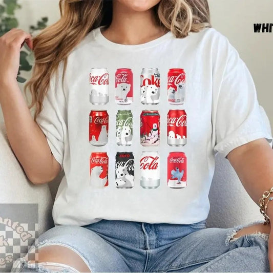 Polar Bear Coke Soda Trendy Shirt, Christmas Coca Cola shirt, Funny Soda Crewneck Shirt, TikTok Viral, funny meme, Soda Sweatshirt tiktok