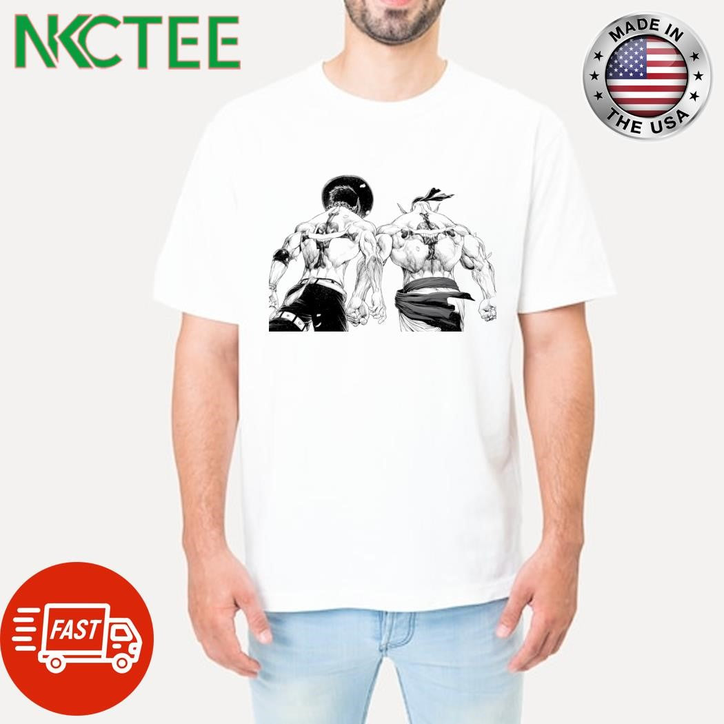 Portgas D. Ace and Edward Newgate behind shirt