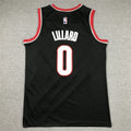 Portland Trail Blazers #0 Damian Lillard 23 Trail Blazers 0 Black Style 4