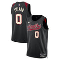 Portland Trail Blazers #0 Damian Lillard Unisex 202324 Swingman Jersey - Black - City Edition