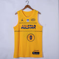 Portland Trail Blazers #0 Lillard 2021 All-Star 0 # Yellow Style 2